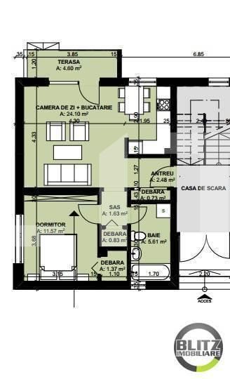 Apartament de vânzare 2 camere Floreşti - 17029AV | BLITZ Cluj-Napoca | Poza6