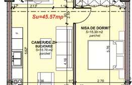 Vanzare apartament 2 camere, 46 mp, garaj, zona centrala