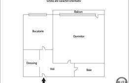 Garsoniera confort sporit, 37 mp, decomandata! Parcare! Zona strazii Florilor!