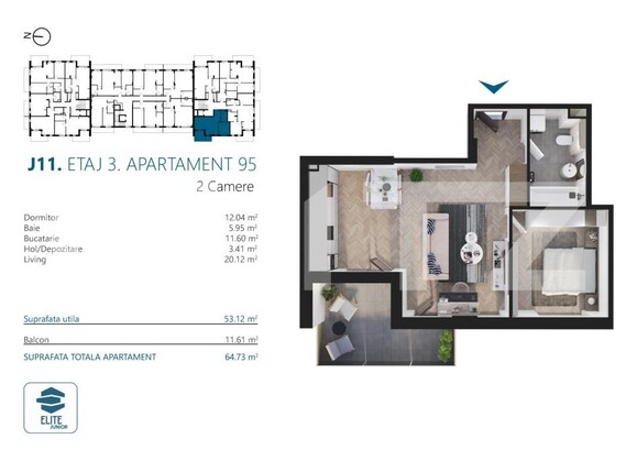 Apartament de vânzare 2 camere Marasti - 170527AV | BLITZ Cluj-Napoca | Poza2