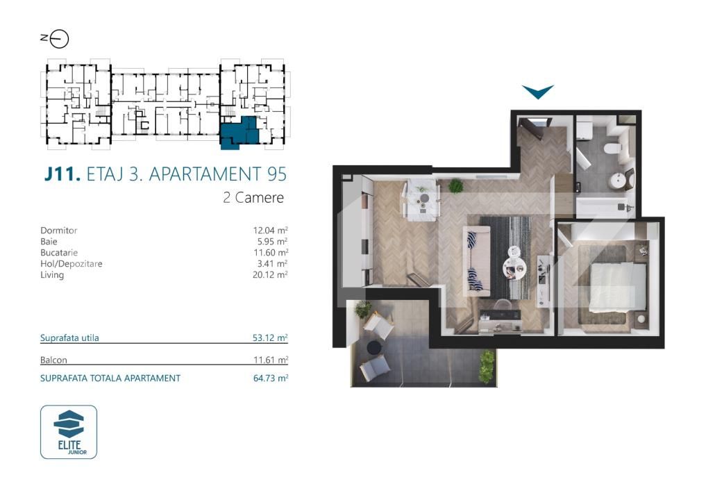 Apartament de vânzare 2 camere Marasti - 170527AV | BLITZ Cluj-Napoca | Poza2