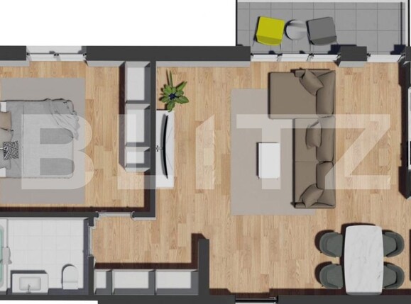 Apartament de vânzare 2 camere Floreşti - 170534AV | BLITZ Cluj-Napoca | Poza1