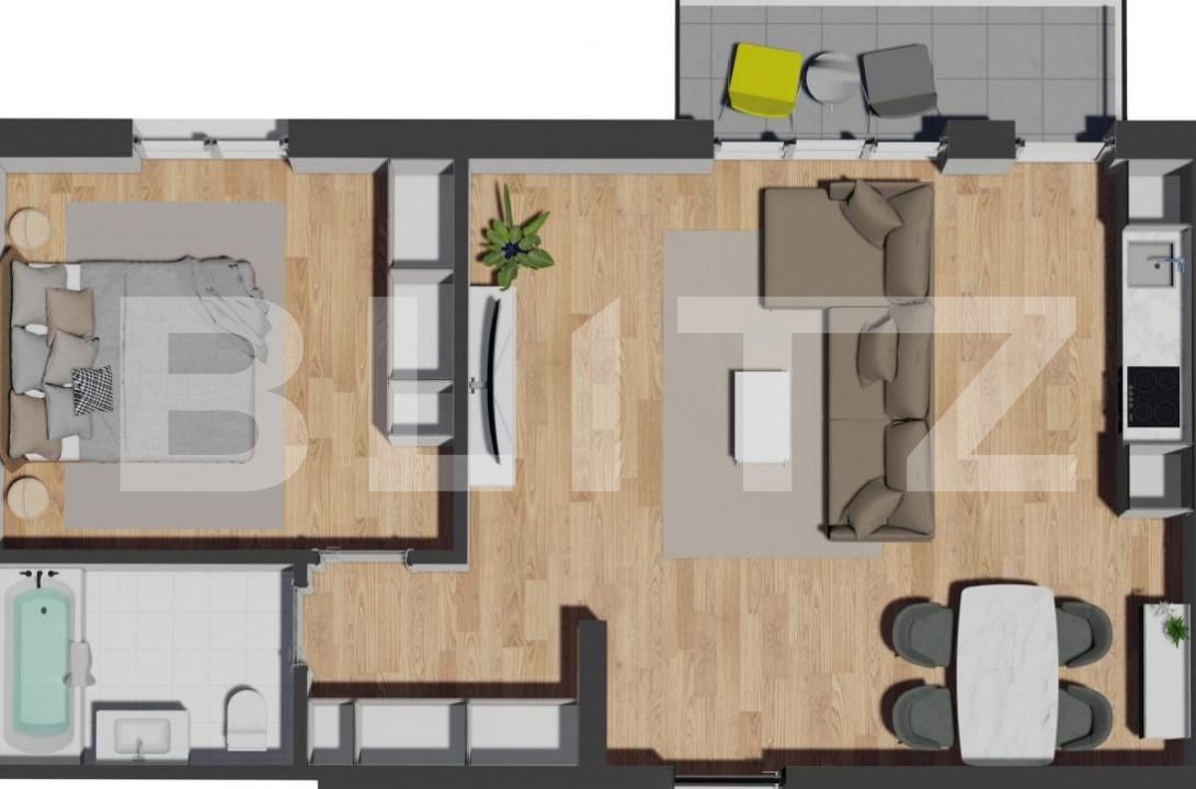 Apartament de vânzare 2 camere Floreşti - 170537AV | BLITZ Cluj-Napoca | Poza1
