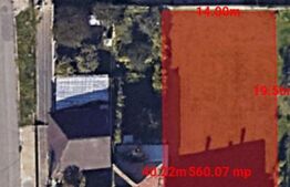 Exclusivitate! Teren autorizabil 560 mp, casa individulala, duplex, cart GRUIA !