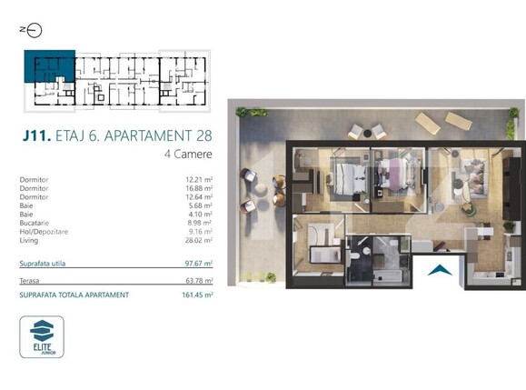 Apartament de vânzare 4 camere Marasti - 170566AV | BLITZ Cluj-Napoca | Poza2