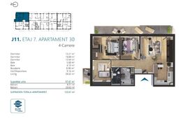 Apartament cu 4 camere, 98 mp, Ansamblu Rezidential, zona RIVUS