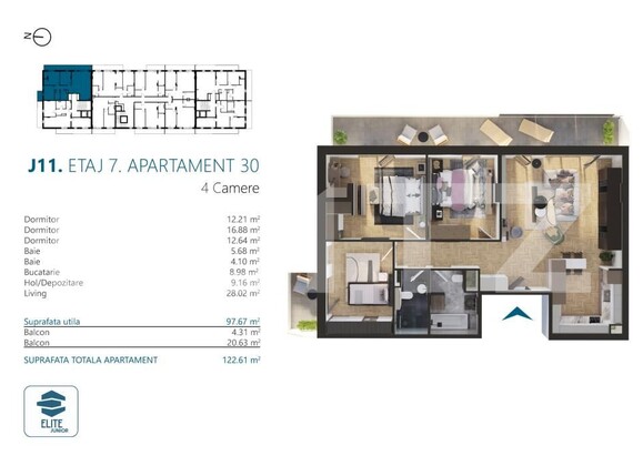 Apartament de vânzare 4 camere Marasti - 170567AV | BLITZ Cluj-Napoca | Poza2