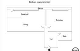 2 camere de vanzare, 50 mp! Complet mobilat! Zona strazii Porii!