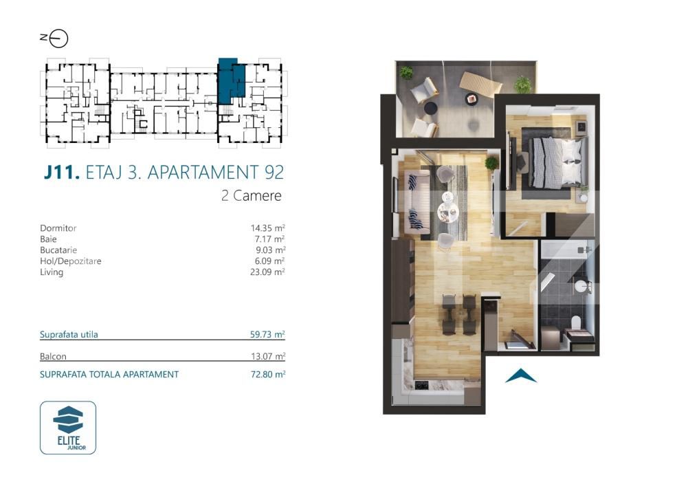 Apartament de vânzare 2 camere Marasti - 170571AV | BLITZ Cluj-Napoca | Poza2