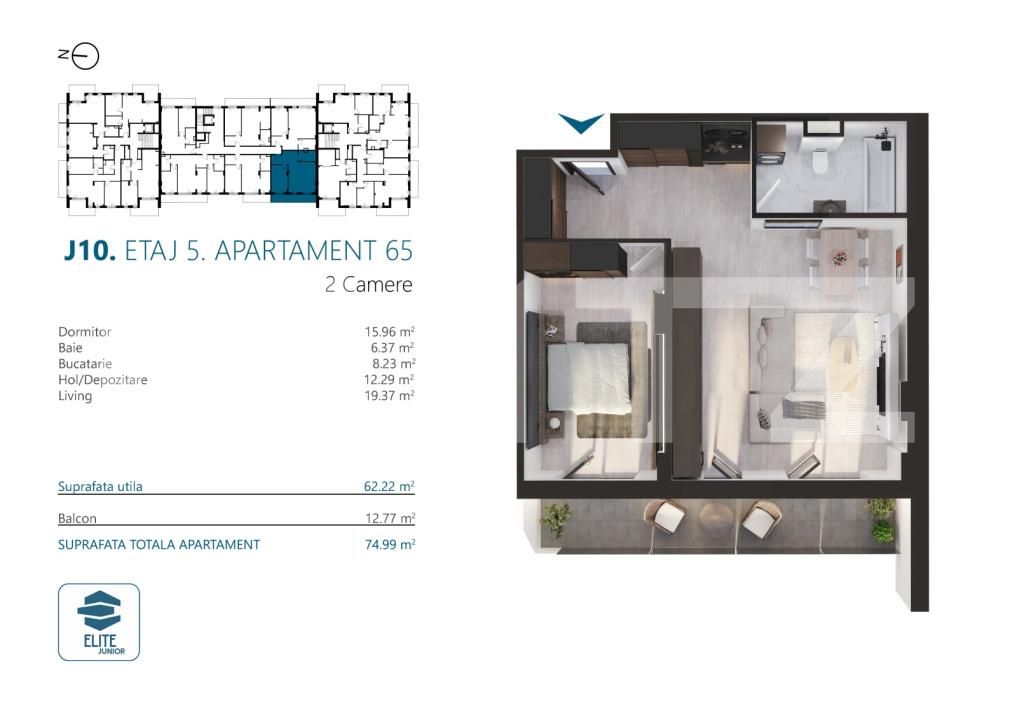 Apartament de vânzare 2 camere Marasti - 170577AV | BLITZ Cluj-Napoca | Poza2