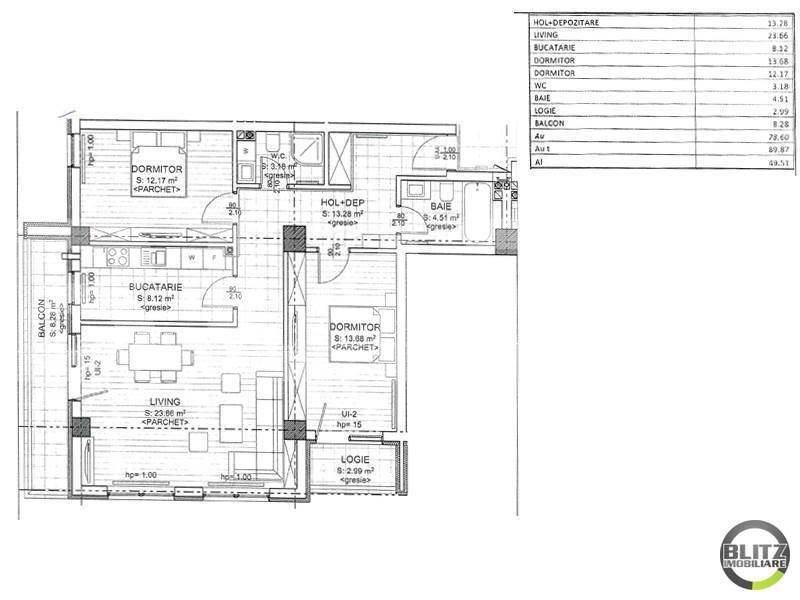 Apartament de vânzare 3 camere Floreşti - 17058AV | BLITZ Cluj-Napoca | Poza6