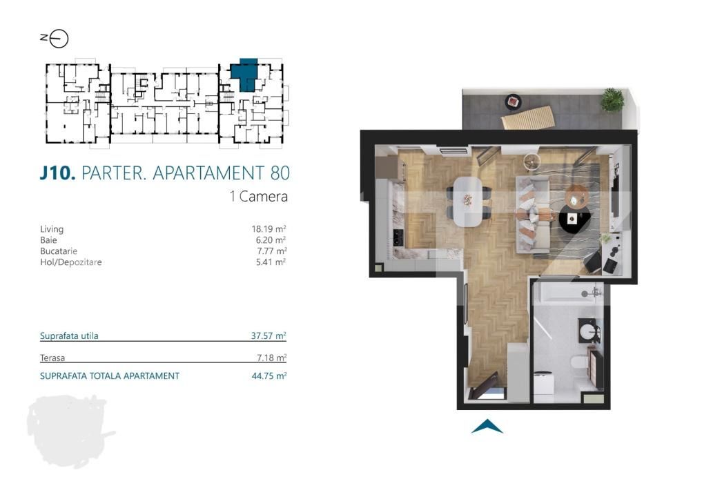 Garsonieră de vânzare Marasti - 170585AV | BLITZ Cluj-Napoca | Poza2