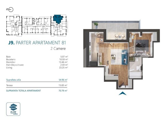 Apartament de vânzare 2 camere Marasti - 170586AV | BLITZ Cluj-Napoca | Poza2