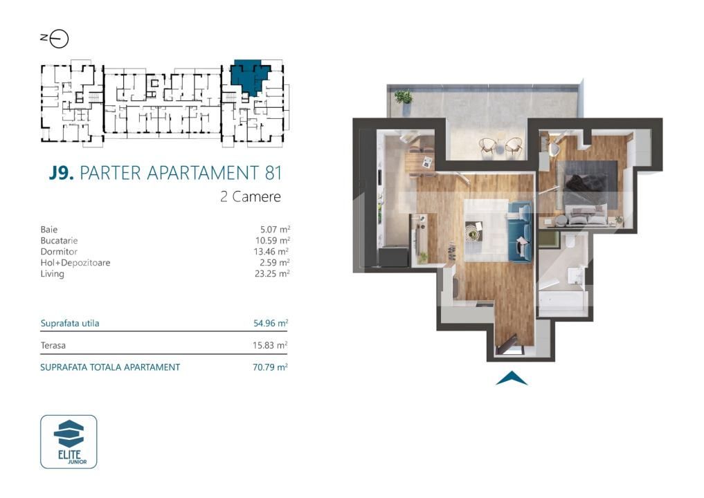 Apartament de vânzare 2 camere Marasti - 170586AV | BLITZ Cluj-Napoca | Poza2