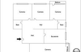 Vanzare apartament 4 camere, 79 mp, parcare, boxa, zona strazii Aurel Vlaicu