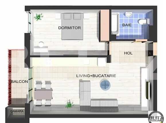 Apartament de vânzare 2 camere Floreşti - 17068AV | BLITZ Cluj-Napoca | Poza3