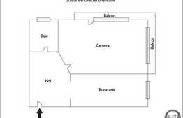 Vanzare apartament 1 camera, 37,33 mp, loc de parcare, zona strazii Beiusului