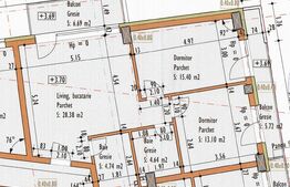 Apartamente cu 3 camere 66 mp, zona Marasti