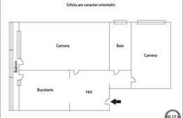 Vanzare apartament 2 camere, 50 mp, parcare, zona strazii Constantin Brancusi