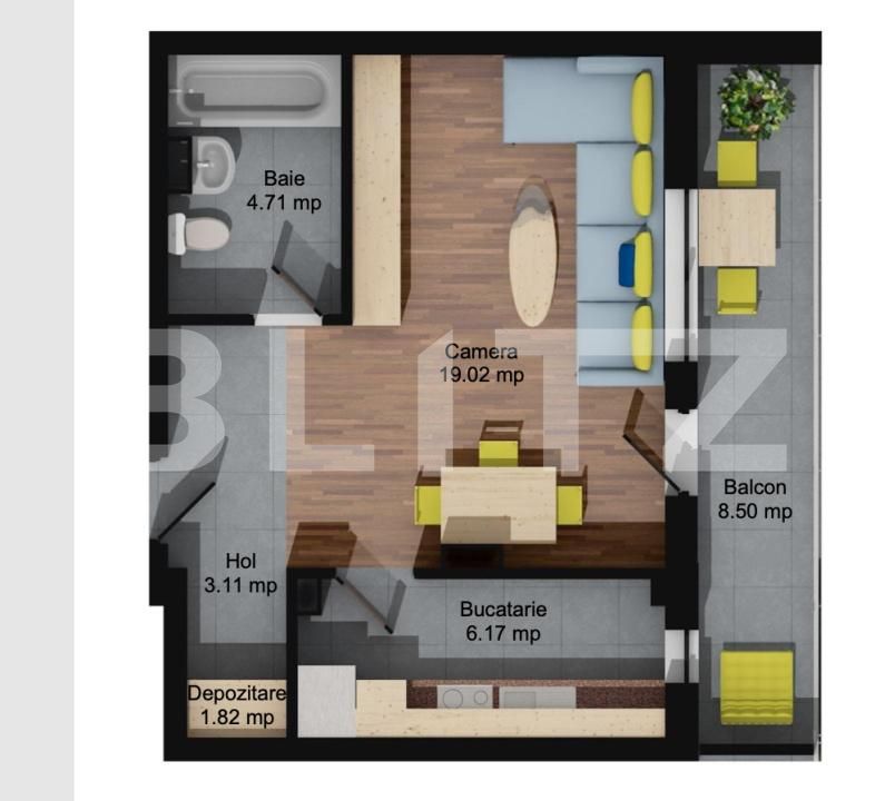 Garsonieră de vânzare Baciu - 170802AV | BLITZ Cluj-Napoca | Poza2