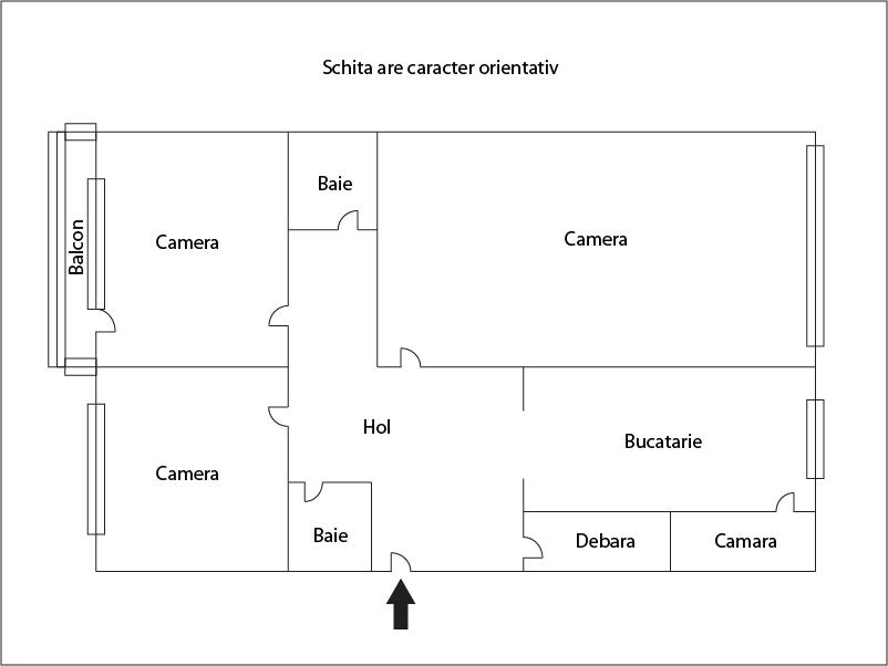 Apartament de vânzare 3 camere Semicentral - 17082AV | BLITZ Cluj-Napoca | Poza1