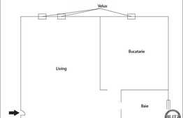 De vanzare apartament cu 1 camera, decomandat, 42 mp, zona strazii Eroilor!