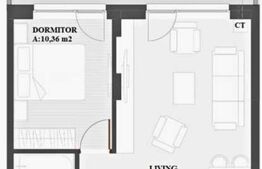 Apartament semifinisat, CF disponibil, lift,  terasa, garaj, Eroilor Residence