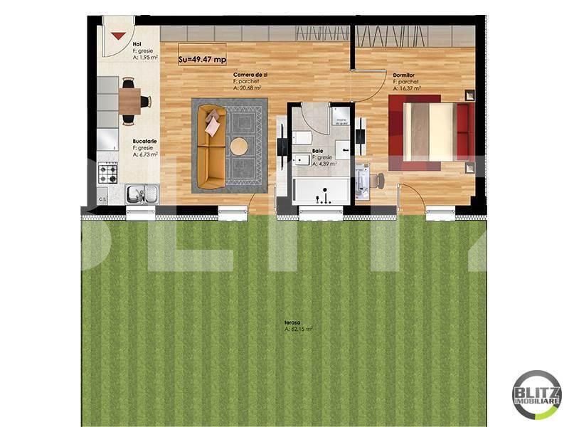 Apartament de vânzare 2 camere Zorilor - 17141AV | BLITZ Cluj-Napoca | Poza3