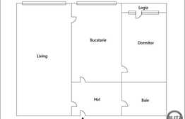 Vanzare apartament 2 camere, 57 mp, complet mobilat, zona strazii Calea Turzii