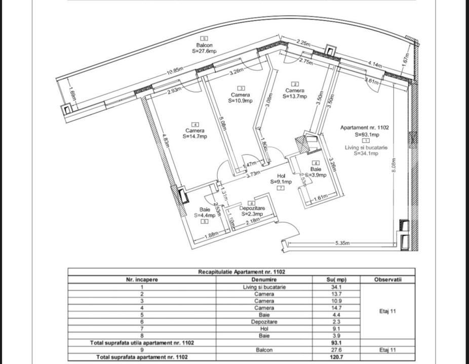 Apartament de vânzare 4 camere Zorilor - 171637AV | BLITZ Cluj-Napoca | Poza5