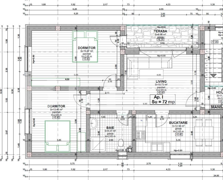 Apartament de vânzare 3 camere Apahida - 171889AV | BLITZ Cluj-Napoca | Poza1
