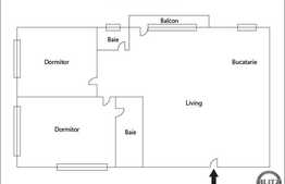 Vanzare apartament 3 camere, 84,5 mp, garaj, zona centrala