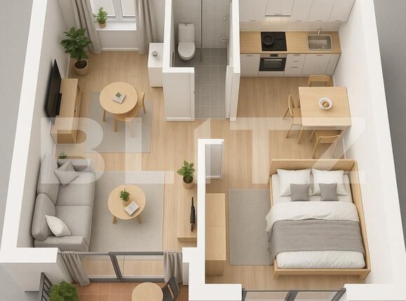 Apartament de vânzare 2 camere Tractorul - 171996AV | BLITZ Brașov | Poza1