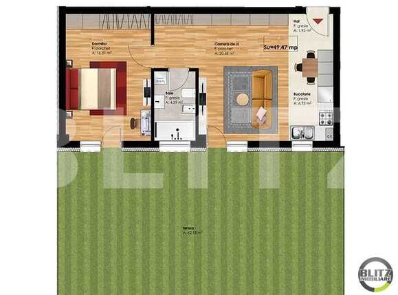 Apartament de vânzare 2 camere Zorilor - 17202AV | BLITZ Cluj-Napoca | Poza3