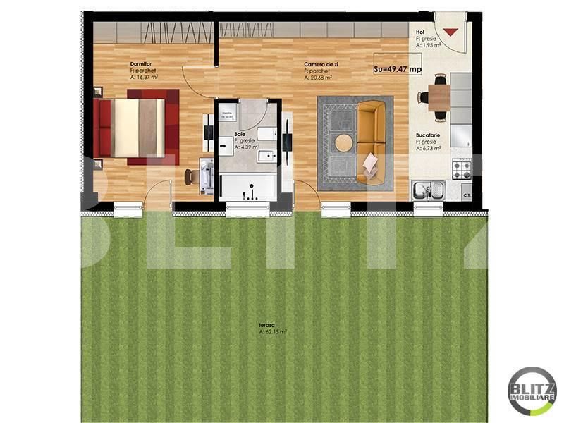 Apartament de vânzare 2 camere Zorilor - 17202AV | BLITZ Cluj-Napoca | Poza3