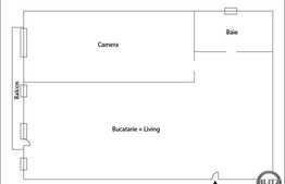 Vanzare 2 camere, 48 mp, balcon, semifinisat! Zona usor accesibila!