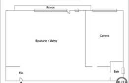 Apartament 2 camere, 50 mp, etaj intermediar! Semifinisat! Optional parcare!
