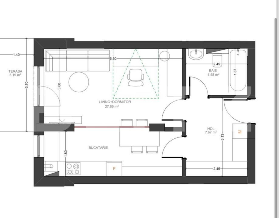 Garsonieră de vânzare Avantgarden - 172064AV | BLITZ Brașov | Poza9