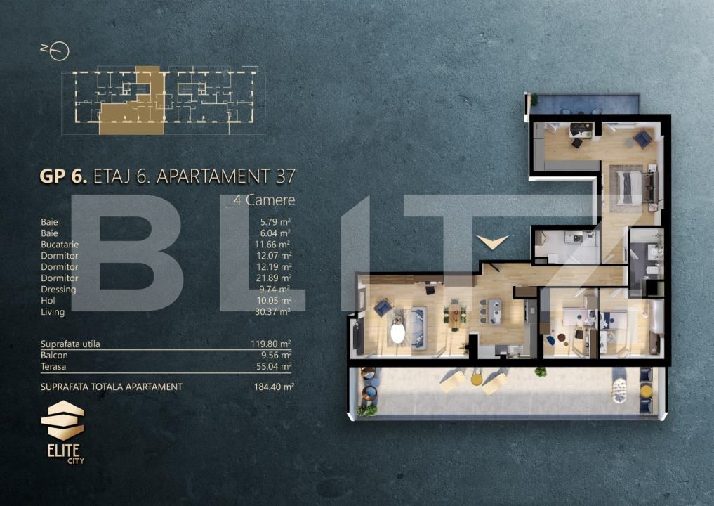 Apartament de vânzare 4 camere Marasti - 172078AV | BLITZ Cluj-Napoca | Poza11