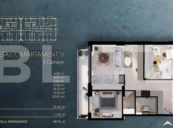 Apartament de vânzare 3 camere Marasti - 172082AV | BLITZ Cluj-Napoca | Poza2