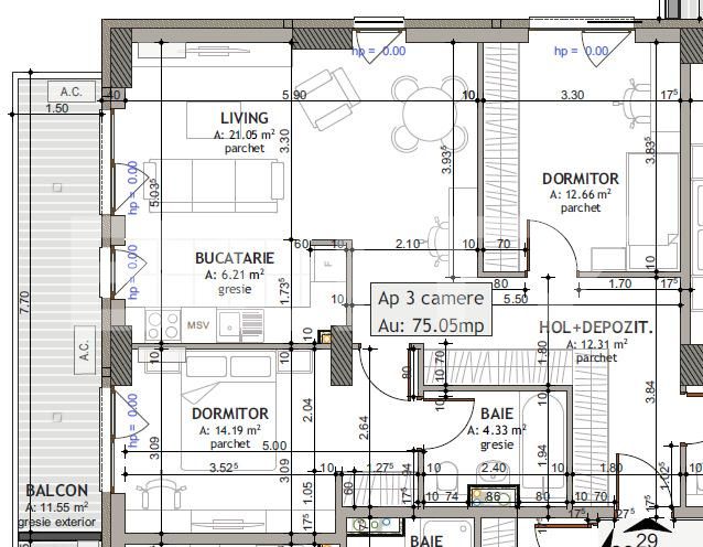 Apartament de vânzare 3 camere Marasti - 172082AV | BLITZ Cluj-Napoca | Poza2