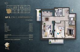 Ap. 3 camere[73 mp] Ansamblu Rezidential_zona RIVUS