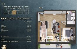 Ap. 2 camere[58 mp] Ansamblu de TOP cu Discount_zona RIVUS  TVA INCLUS