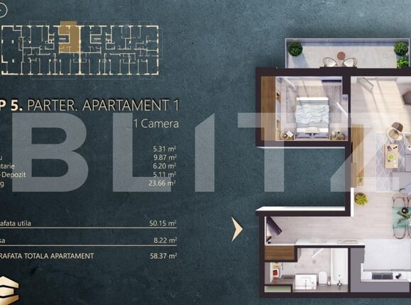 Apartament de vânzare 2 camere Marasti - 172086AV | BLITZ Cluj-Napoca | Poza2