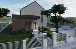 Casa 125 mp teren 500 mp zona profi design deosebit