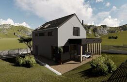 Casa 125 mp teren 500 mp zona profi design deosebit