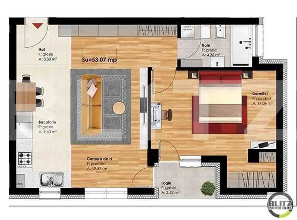 Apartament de vânzare 2 camere Zorilor - 17220AV | BLITZ Cluj-Napoca | Poza3