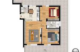 De vanzare apartament 3 camere, 66,69 mp, semifinisat, zona Profi