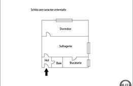 De vanzare 30 mp utili, 2 camere semidecomadat, in zona strazii Alverna.