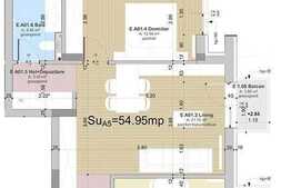 De vanzare apartament cu 2 camere, semifinisat, zona Sigma Center